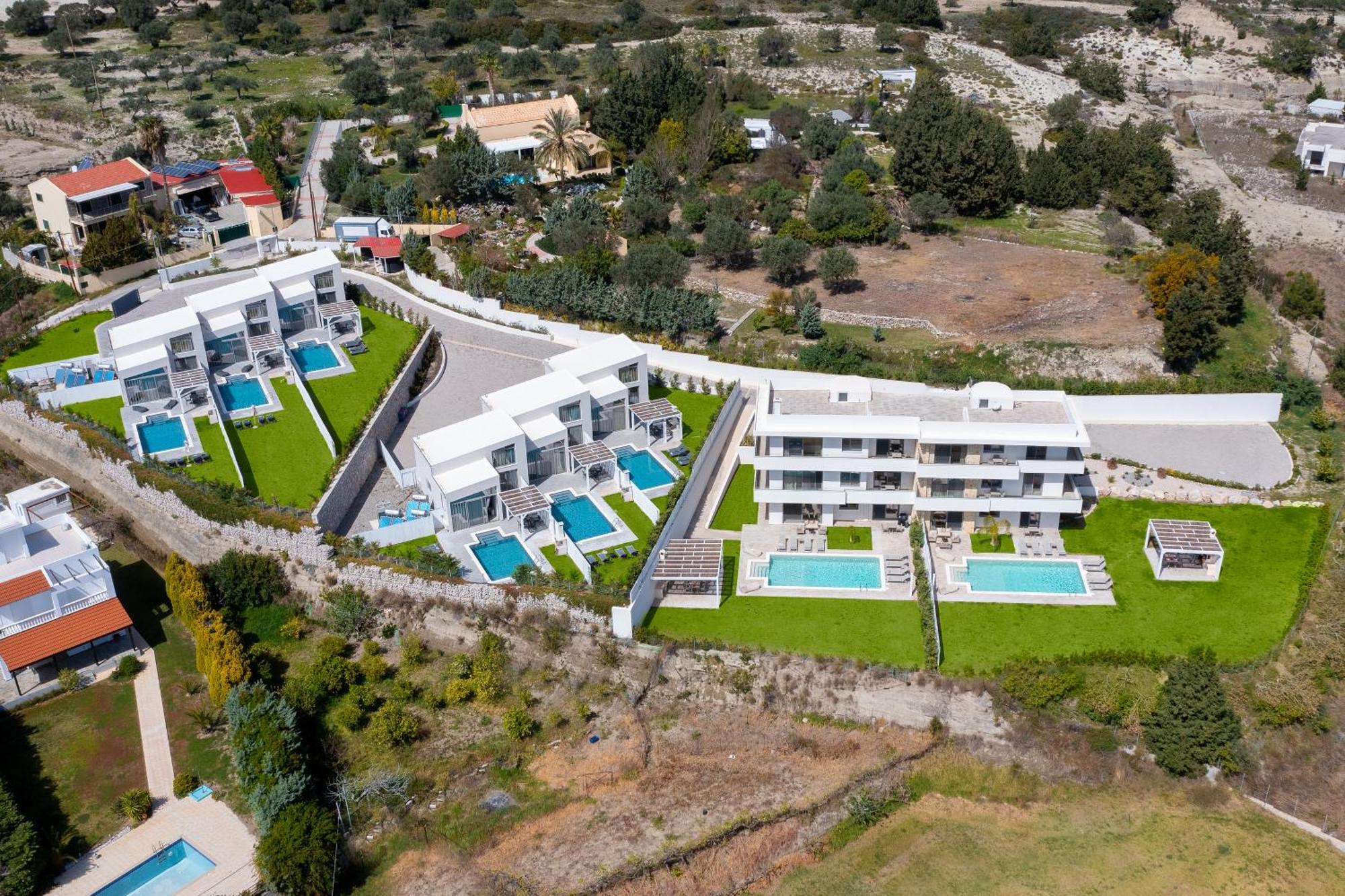 Pantheon Luxury Villas Rhodes Island อาฟานโท ภายนอก รูปภาพ
